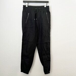 ATHLETA Cabo Linen Jogger Pants in Black 4